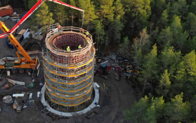 RAJUKIVI RAKENTAA KLAUKKALAN VESITORNIN BETONIRAKENTEET